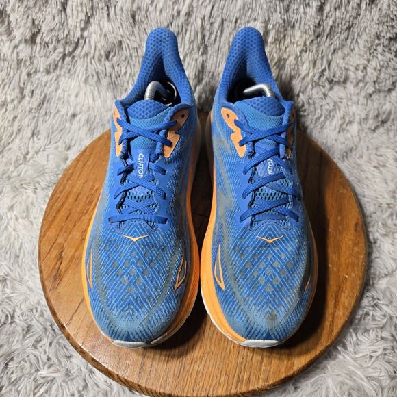 Hoka One One Clifton 9 Mens Size 11.5D (Med) Coastal Sky/All Aboard 1127895 - Picture 2 of 12